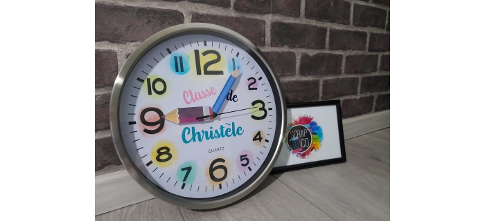 Horloge personnalisée