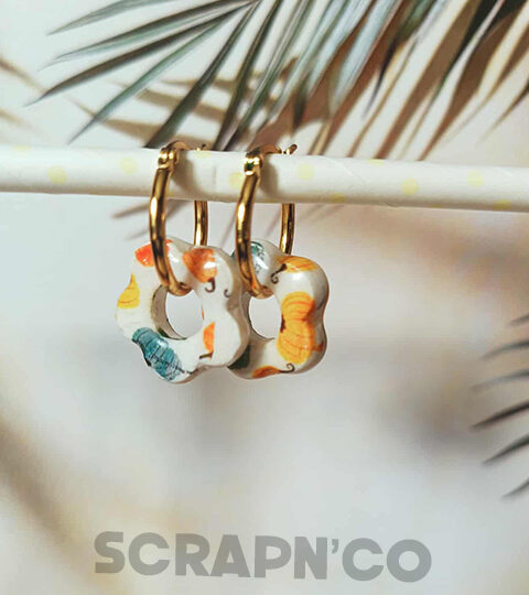 Créole "Claudine" motif automne