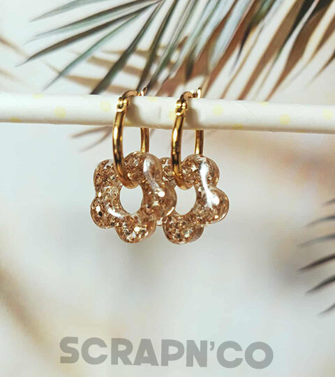 Créoles "Claudine" dorées