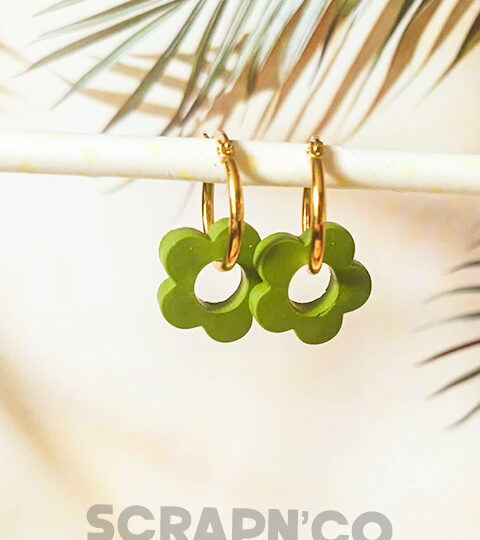 Créoles "Claudine" vertes