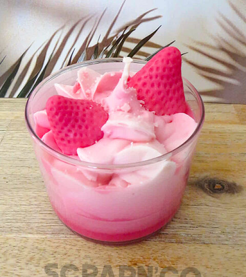 Bougie Gourmande Fraise des bois