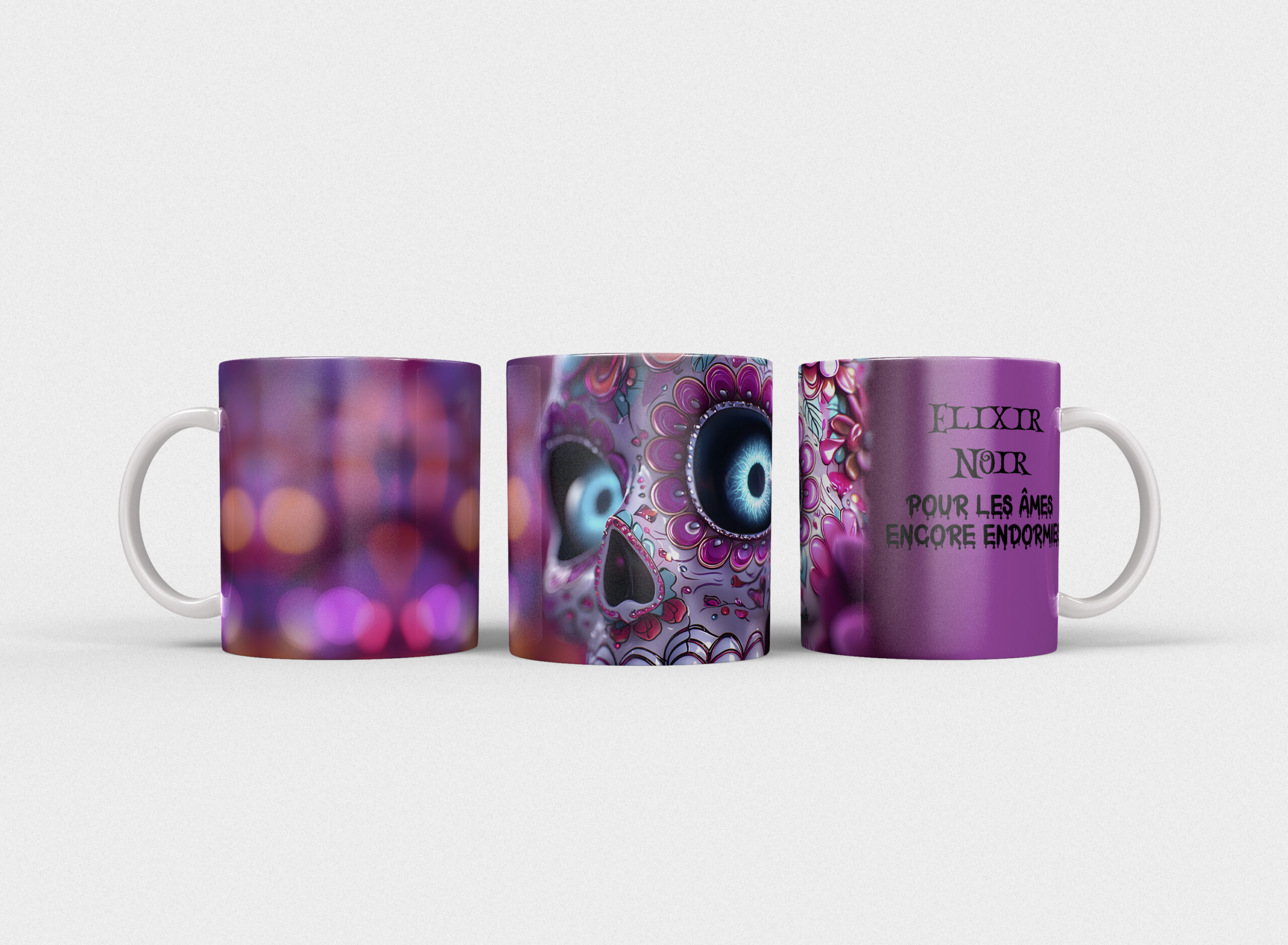 Mug Halloween Dia de los muertos