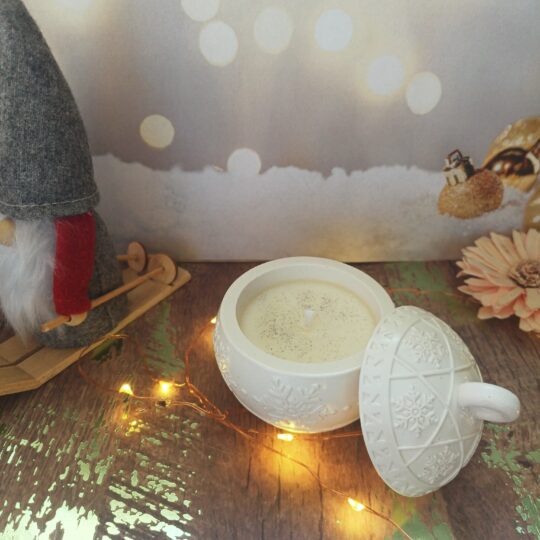 Bougie boule de noël