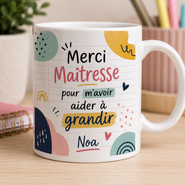 ChatGPT Image 18 juin 2026, 15_24_01 Mug "Merci"