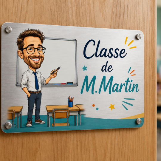 Plaque alu A5 personnalisée