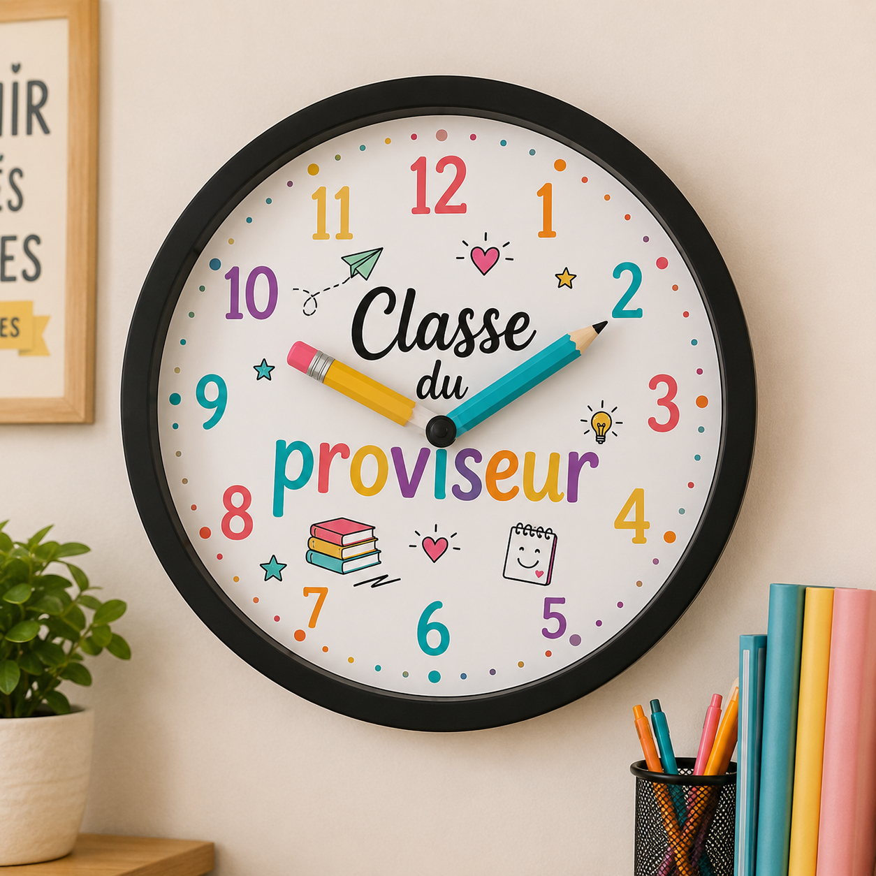 Horloge personnalisée
